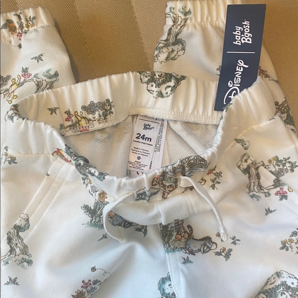 NWT Baby B’gosh DISNEY Collab Winnie The Pooh Joggers 24 Mth - Picture 2 of 5